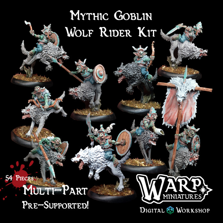 Mythic Goblin Wolf Rider Kit image