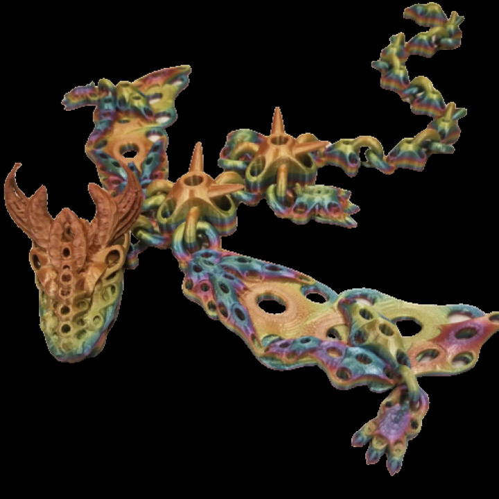 Shakaworld3d Winged Horned baby Sproket Dragon image
