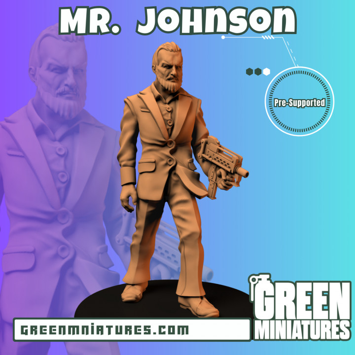 Mr. Johnson- Cyberpunk image