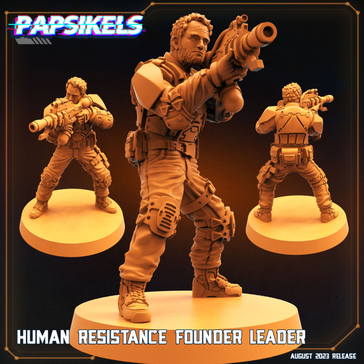 HUMAN RESISTANCE FOUNDER LEADER image