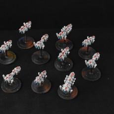 Picture of print of SCI-FI Ships Fleet Pack - Ulias Confederacy - Presupported