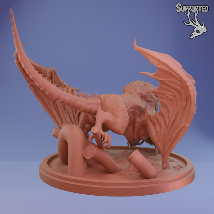 Elder Brain Dragon (80mm Base)