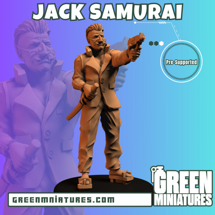 Jack Samurai- Cyberpunk image