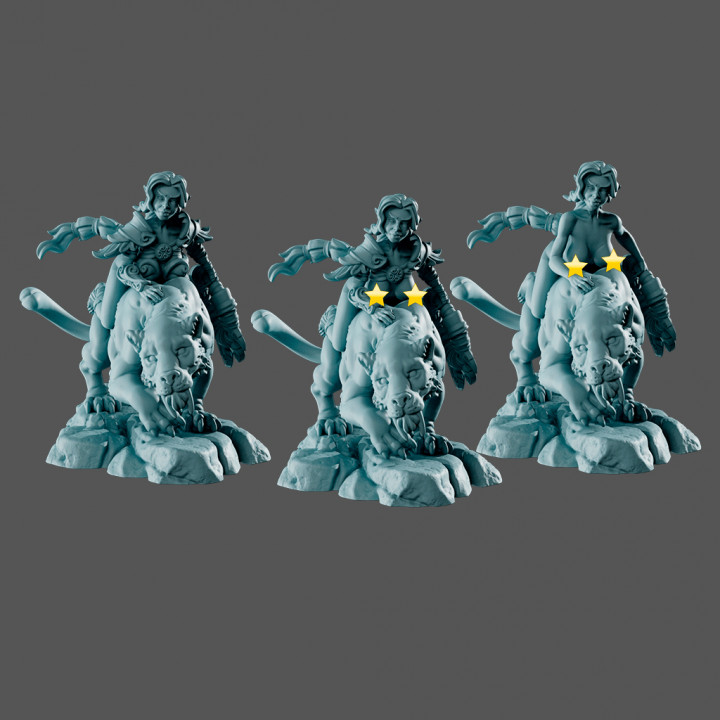 Elaraith, the beast rider-Non-Commercial