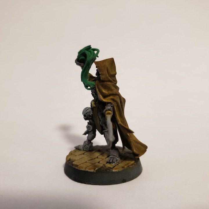 3D Print of Warforged Male Warlock - RPG Hero Character D&D 5e - Titans ...