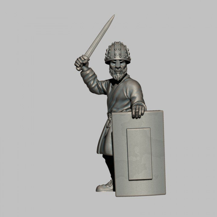 3D Printable Sassanian Levy Infantry by Wargames Atlantic