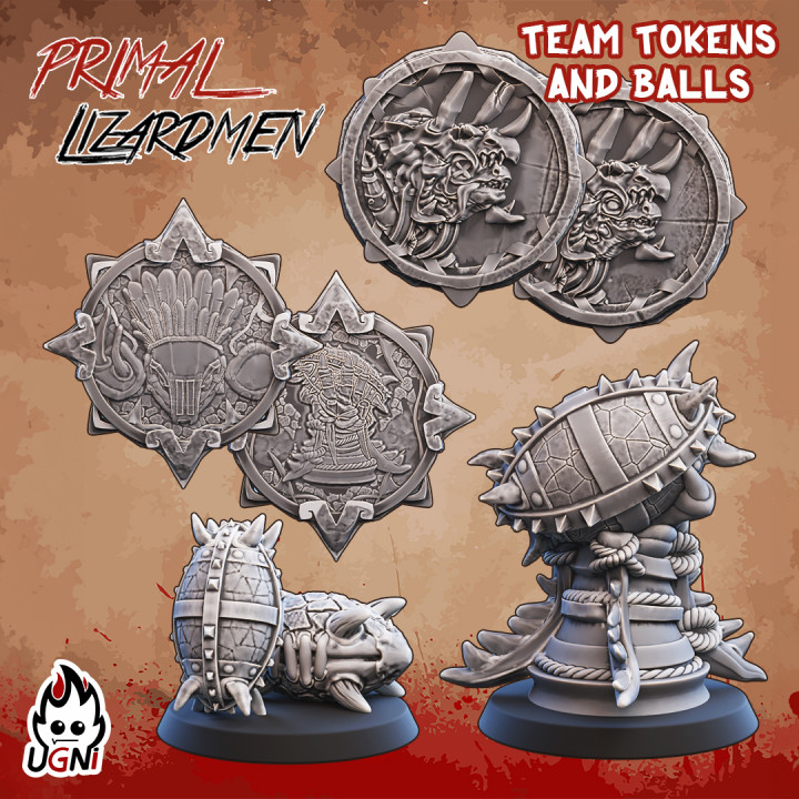 Lizardmen Team (Primal Style) - for Fantasy Football image
