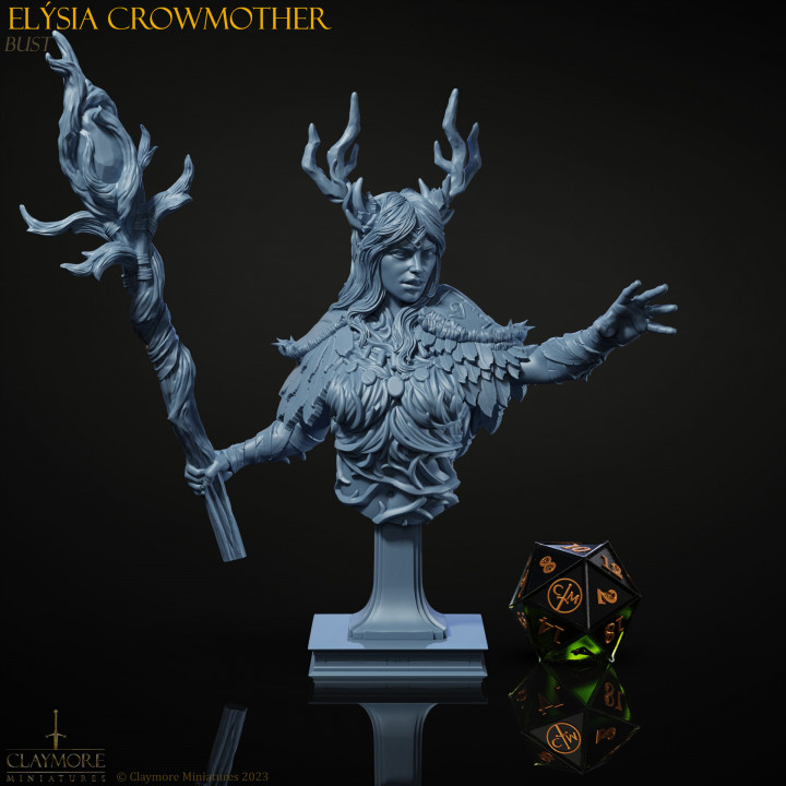 Elýsia Crowmother, Archdruid - Bust image