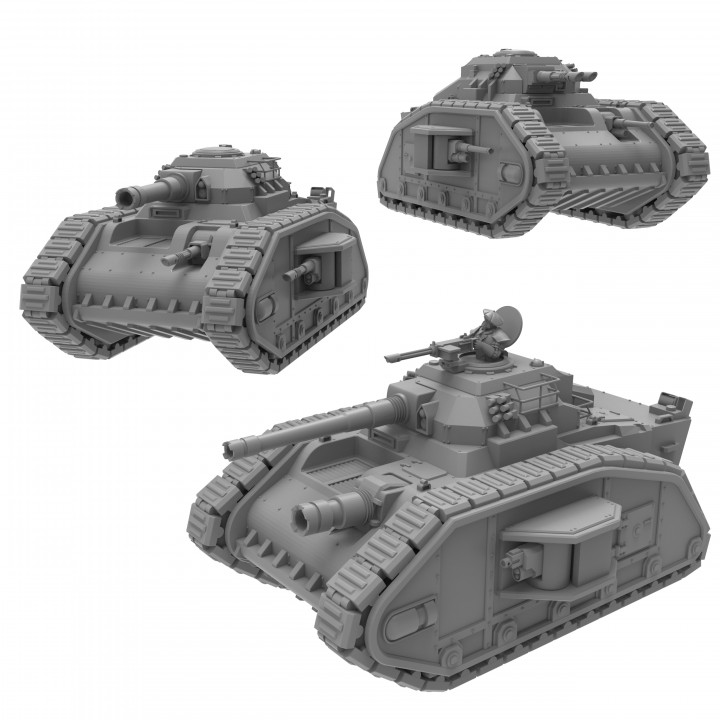 Heraclius Cavalry Tank - Presupported image