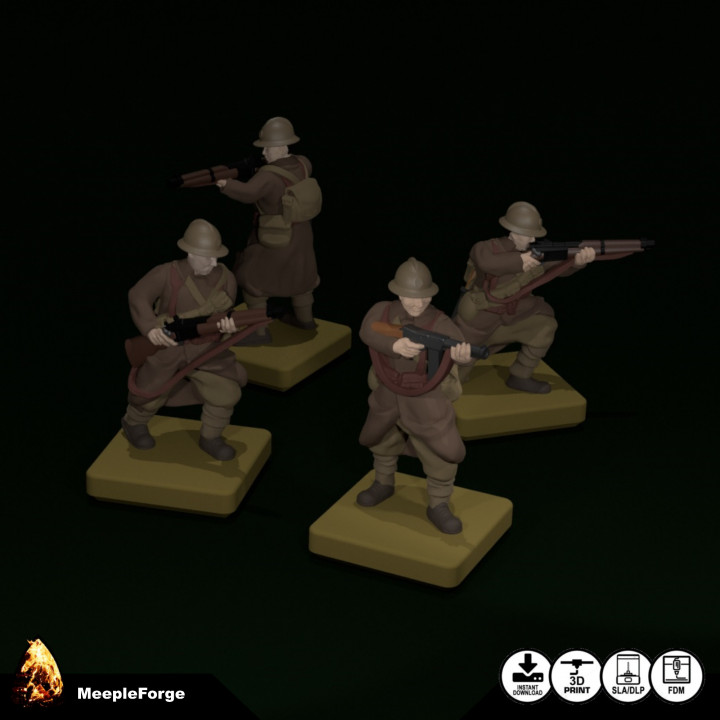 French Infantry WW2 1:72 Scale image