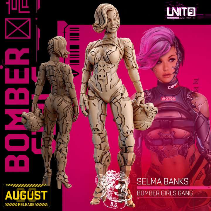 Cyberpunk - Selma Banks - Bomber Girls gang image