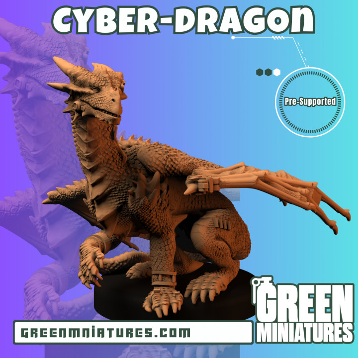 Cyber-Dragon- Cyberpunk image