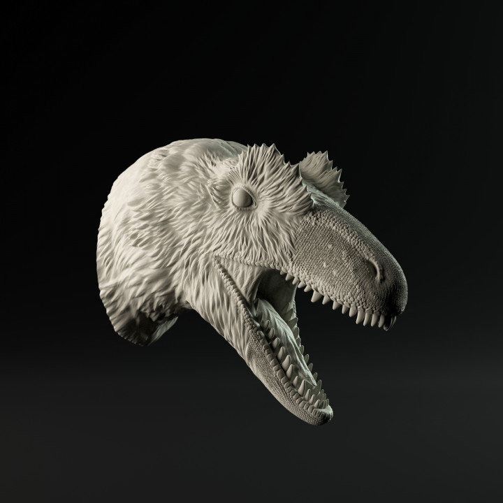 Deinonychus mount/head