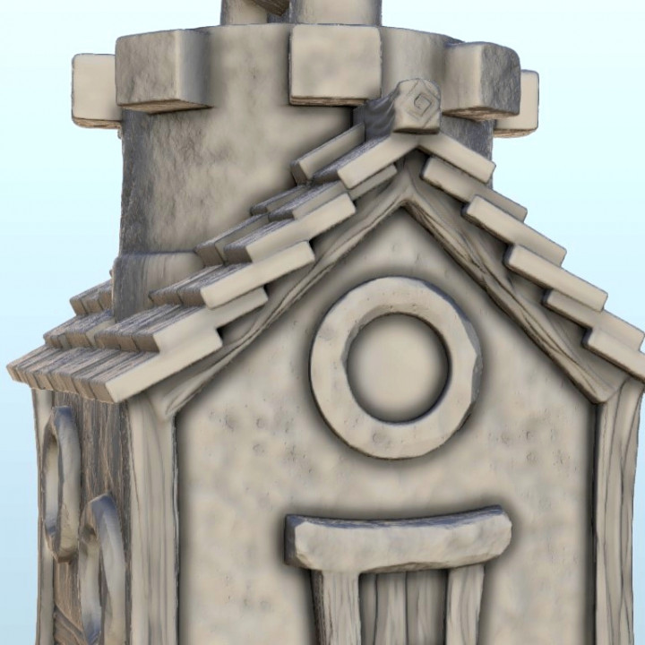 House of main watchman - Medieval Fantasy Magic Feudal Old Archaic Saga 28mm 15mm