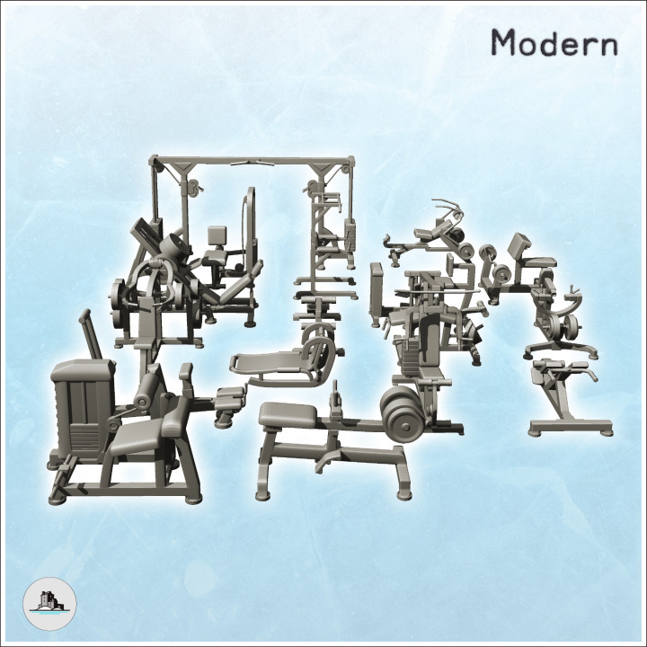 Sport equipment Machines for muscle training (12) - Cold Era Modern Warfare Conflict World War 3 RPG  Post-apo image