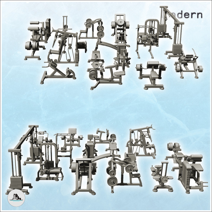 Sport equipment Machines for muscle training (12) - Cold Era Modern Warfare Conflict World War 3 RPG  Post-apo image