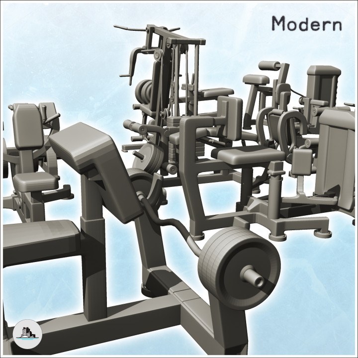 Sport equipment Machines for muscle training (12) - Cold Era Modern Warfare Conflict World War 3 RPG  Post-apo image