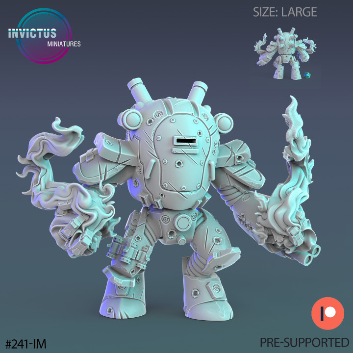 3D Printable Plague Annihilator Mech Set / Skeleton Soldier / Exoskelet ...