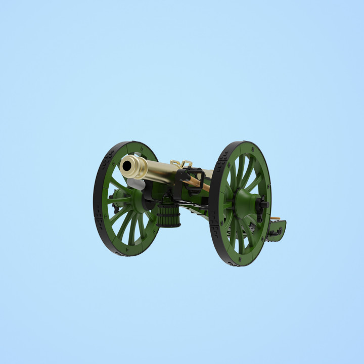 French 12-pounder Cannon image