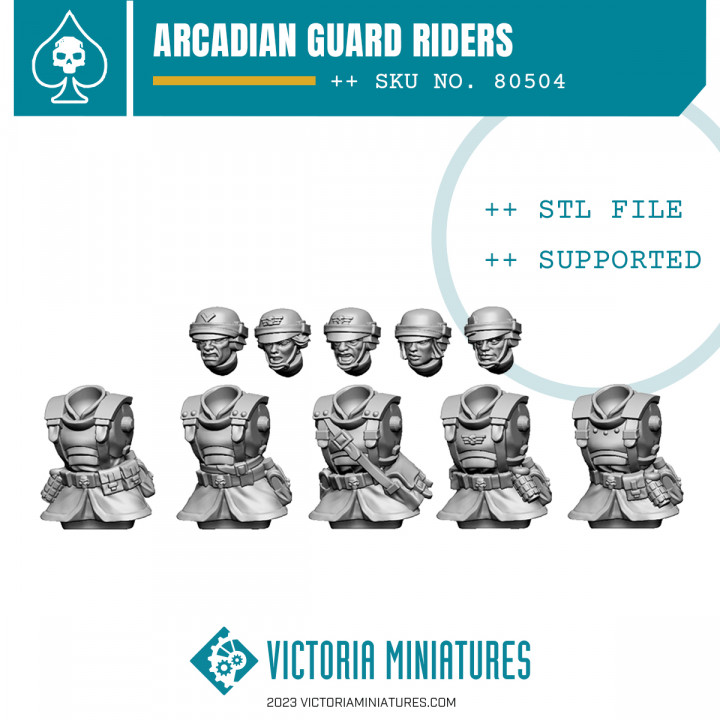 Arcadian Rough Riders Torsos and Heads image