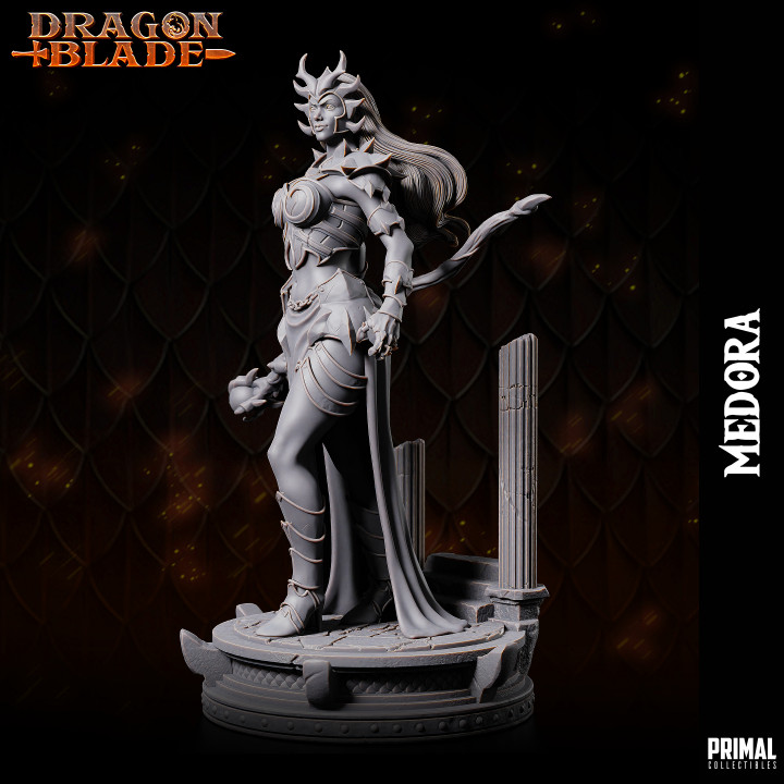 Dragon Dark Queen - Medora -  September 2023 - DRAGONBLADE-  MASTERS OF DUNGEONS QUEST image