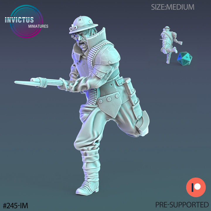 Plague Wars Soldier Set / Space Officer / Cyberpunk Warrior / Cosmic Invasion / Trooper Attack / Sci-Fi Encounter