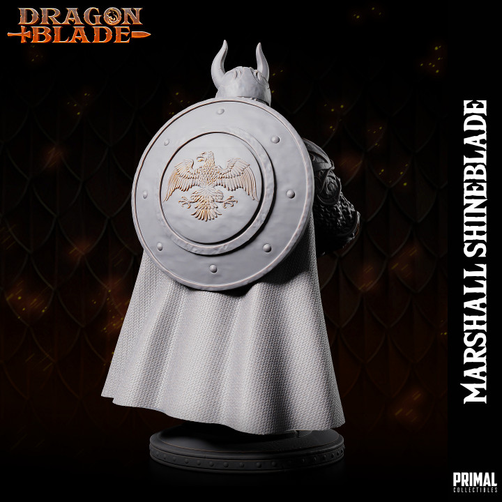 Fighter- Knight - Marshall Shineblade - bust - September 2023 - DRAGONBLADE-  MASTERS OF DUNGEONS QUEST image