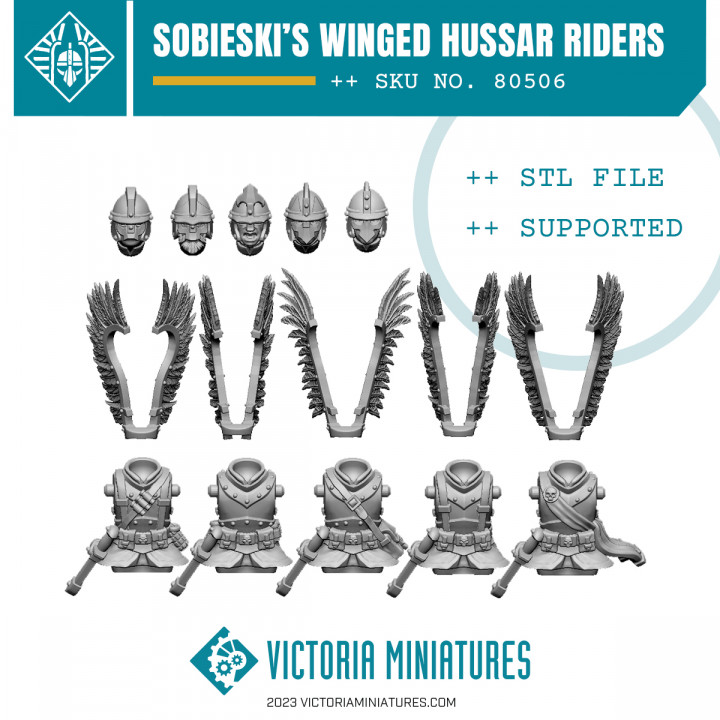 Winger Hussar Riders x5 image