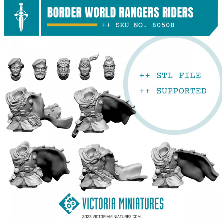 Border World Ranger Riders x5 image