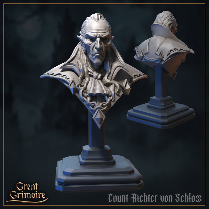 Bust of Count Richter von Schloss image