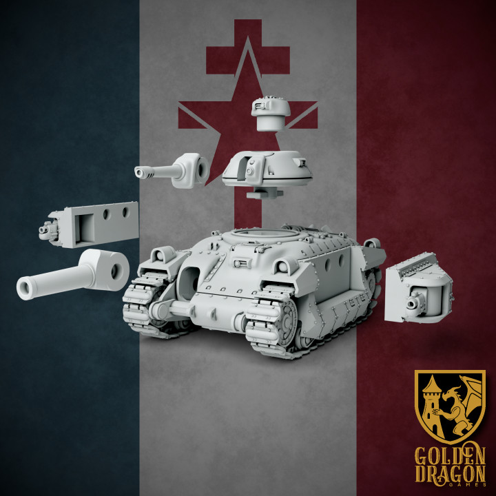 New French Republic - R-1B Liberté Medium Battle Tank image