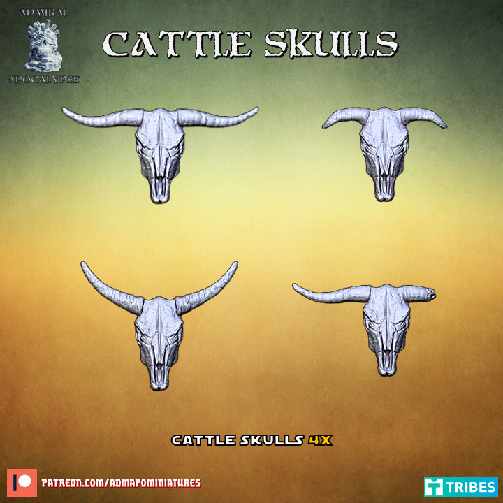 Cattle Skulls (pre-supported) image