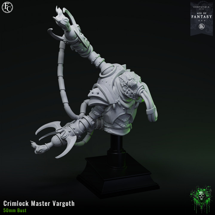 Crimlock Master Vargoth Bust image