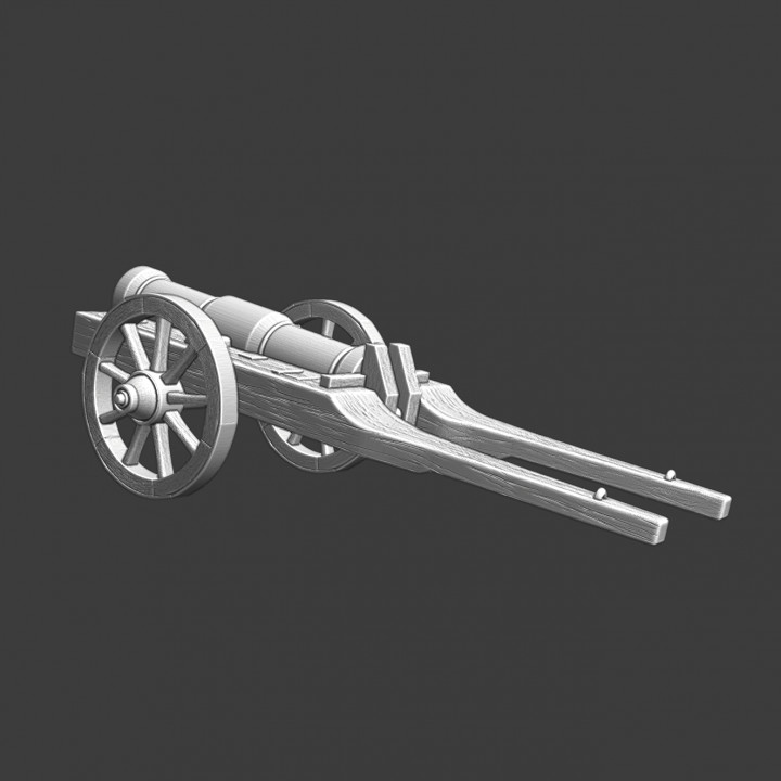 Medieval wide-bodied cannon image