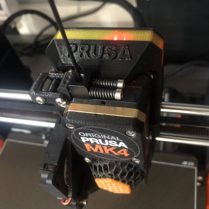 Prusa I3 MK4 LoveBoard Cover with "PRUSA MK4" text image
