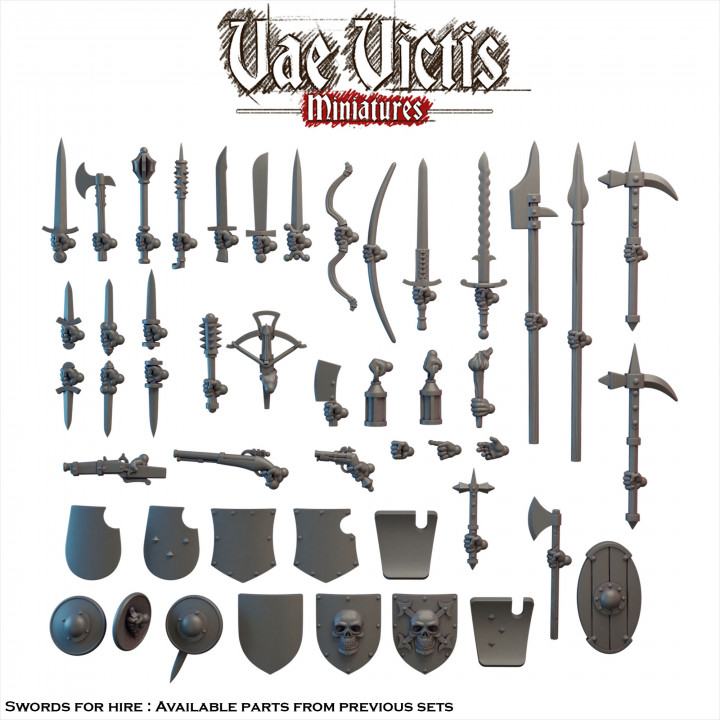 Modular Swords for hire : Bowmen of the Kingdom  [PRE-SUPPORTED] image