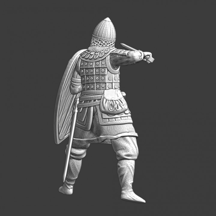 Medieval Ukrainian (Kievan-Rus) warrior image