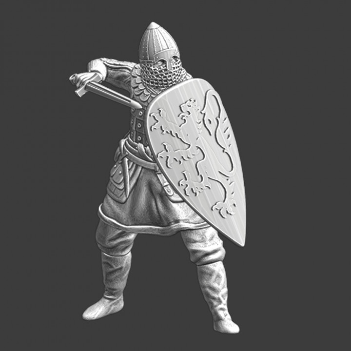 Medieval Ukrainian (Kievan-Rus) warrior image