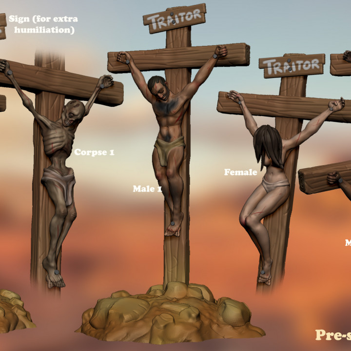 Crucifix with 5 victims [PRESUPPORTED] image