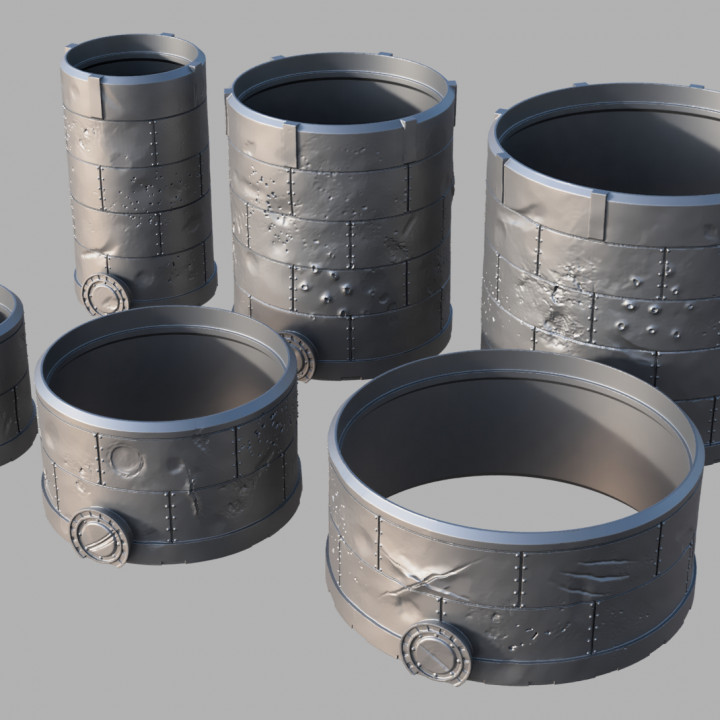 Pipes and Vats - Modular Terrain image