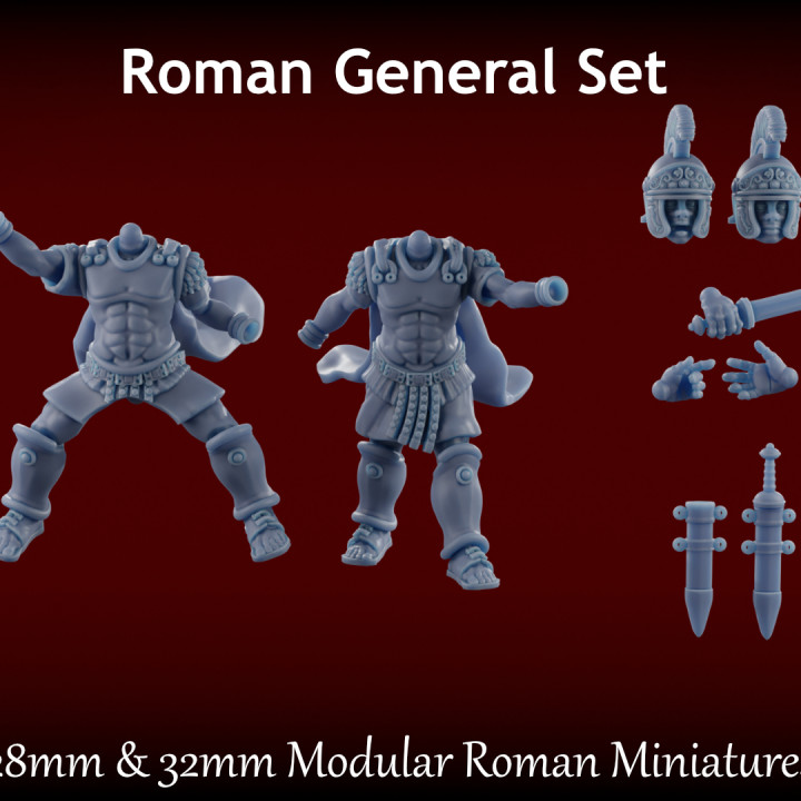 Men of Rome: Roman General 28-32mm Modular Miniatures image