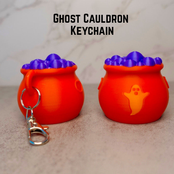 Ghost Cauldron Keychain image
