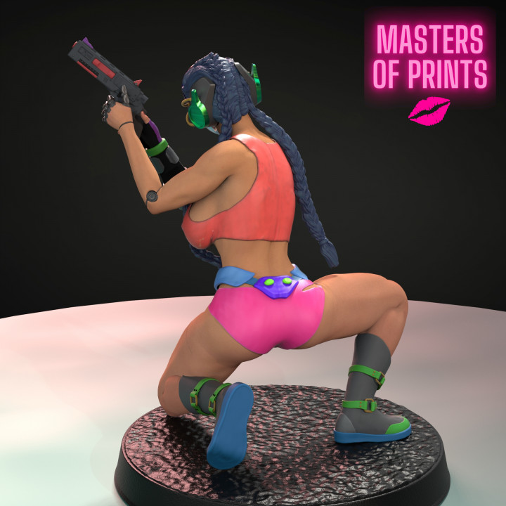 CYBER GIRL - SIRAH - SFW AND NSFW - EROTIC MINIATURE 75 MM SCALE