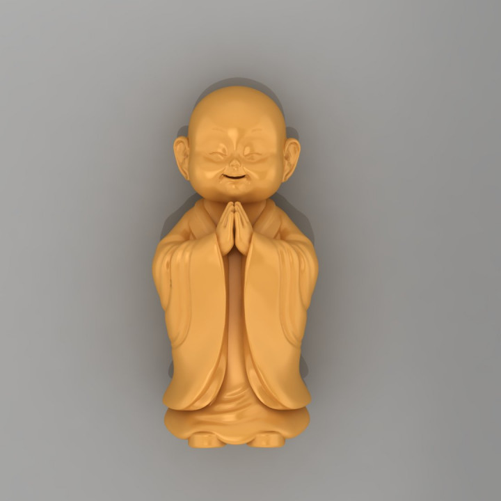 Baby Monk and Budha B451 image