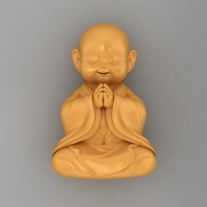 Baby Monk and Budha B455 image