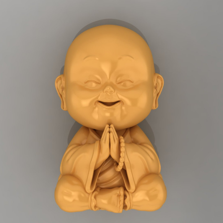 Baby Monk and Budha B467 image