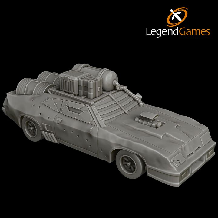 LegendGames V8 interceptor wreck - Post Apocalypse