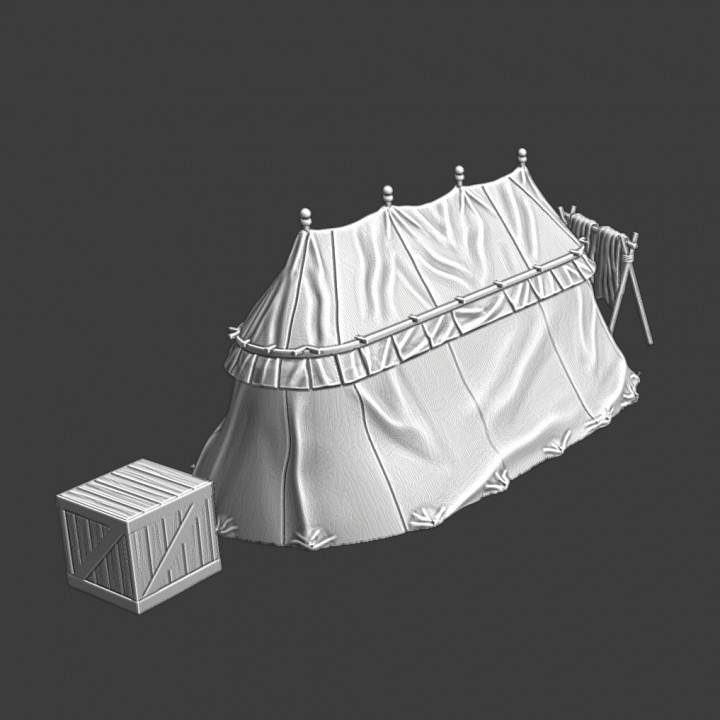 Wargaming terrain - Medieval tent set image