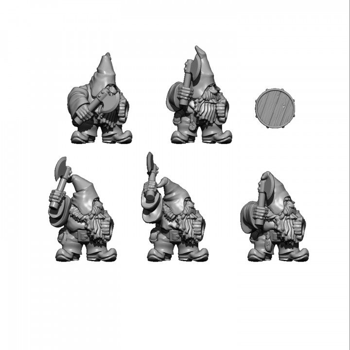 Ranger dwarves with axes
