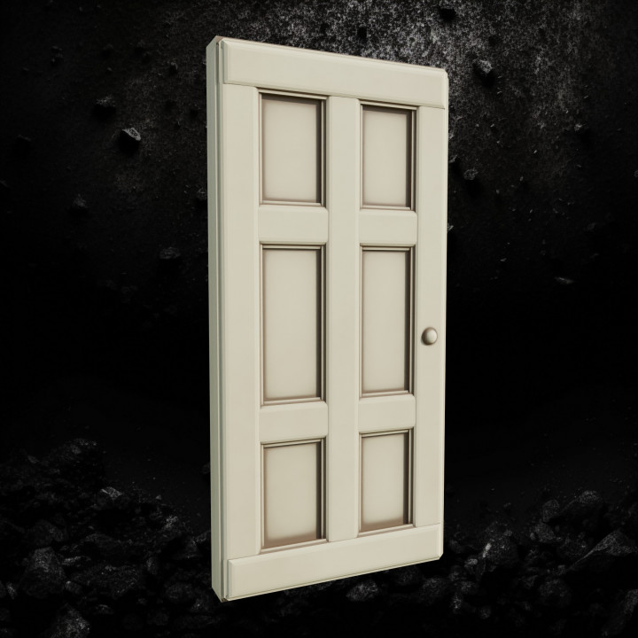 SImple wooden door image